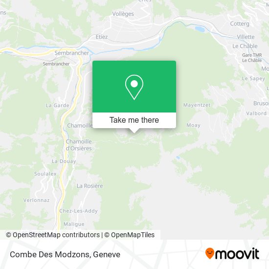 Combe Des Modzons map
