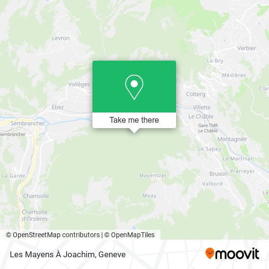 Les Mayens À Joachim map