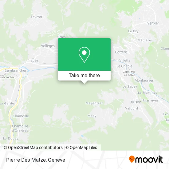 Pierre Des Matze map