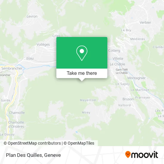 Plan Des Quilles map