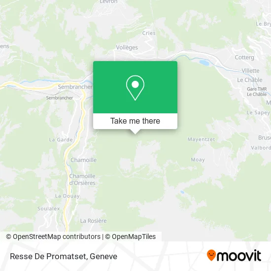 Resse De Promatset map