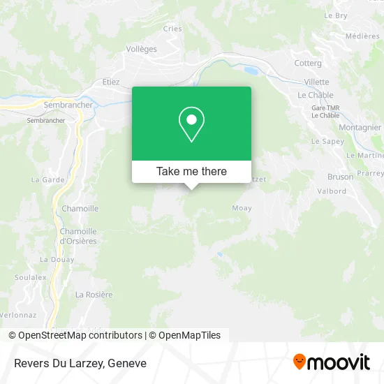 Revers Du Larzey map