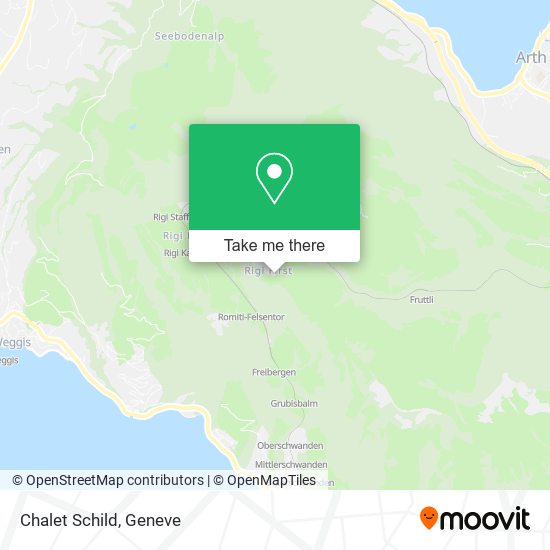 Chalet Schild map