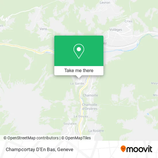 Champcortay D'En Bas map
