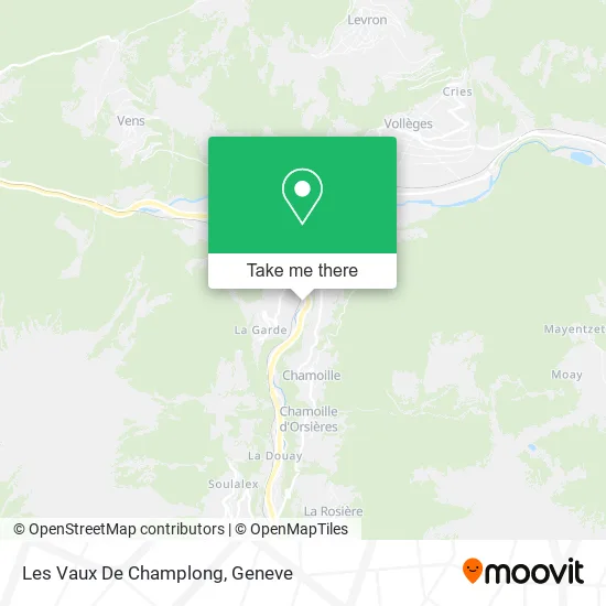 Les Vaux De Champlong map
