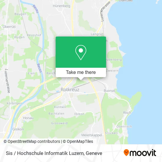 Sis / Hochschule Informatik Luzern map