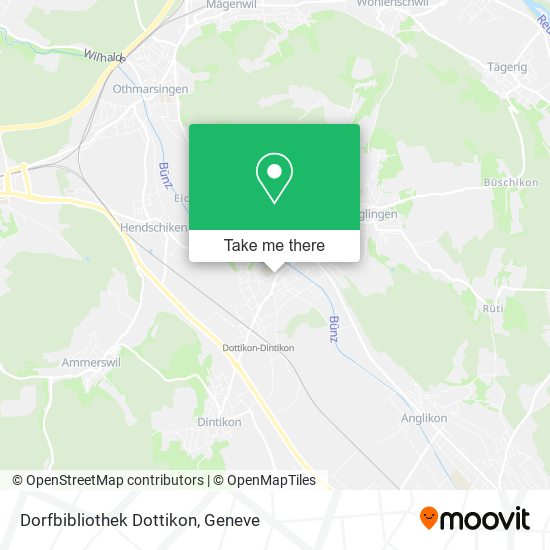 Dorfbibliothek Dottikon map
