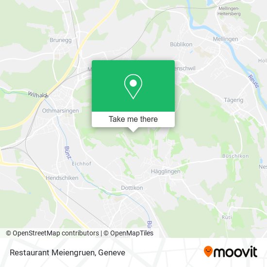 Restaurant Meiengruen map