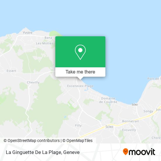 La Ginguette De La Plage map