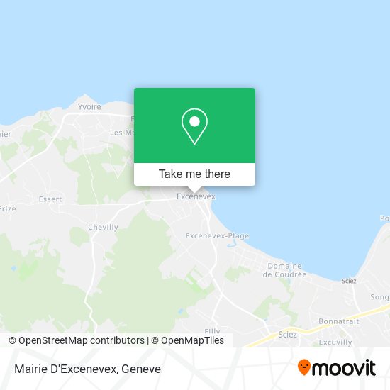 Mairie D'Excenevex map