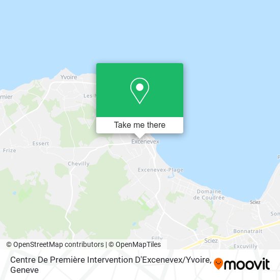 Centre De Première Intervention D'Excenevex / Yvoire map