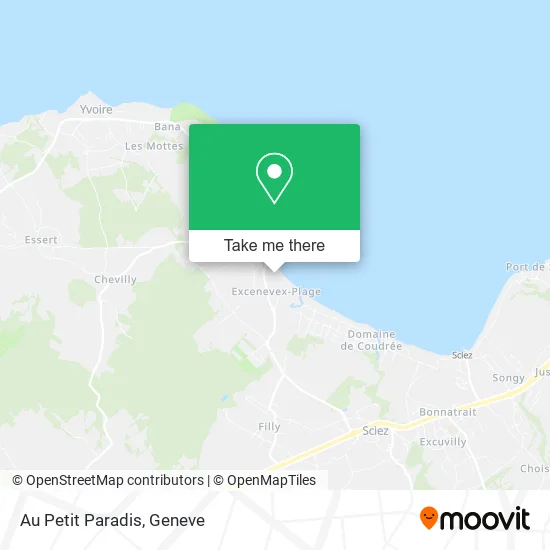 Au Petit Paradis map