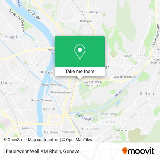Feuerwehr Weil AM Rhein map