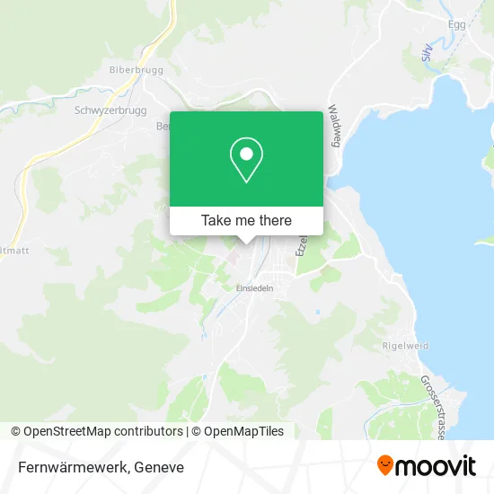 Fernwärmewerk map