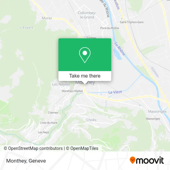 Monthey map