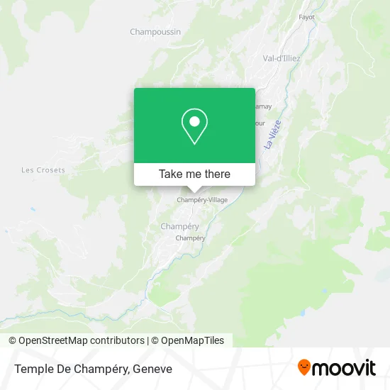Temple De Champéry map