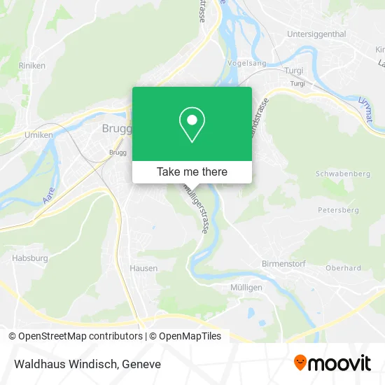 Waldhaus Windisch map