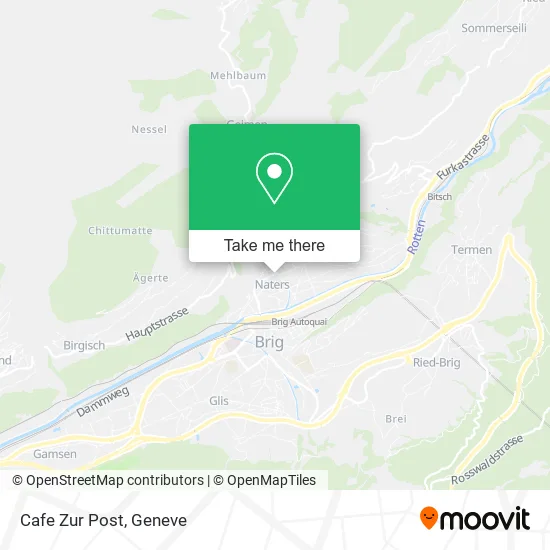 Cafe Zur Post map