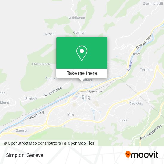 Simplon map