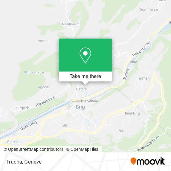 Trächa map