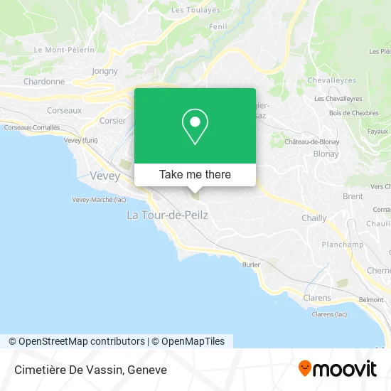 Cimetière De Vassin map