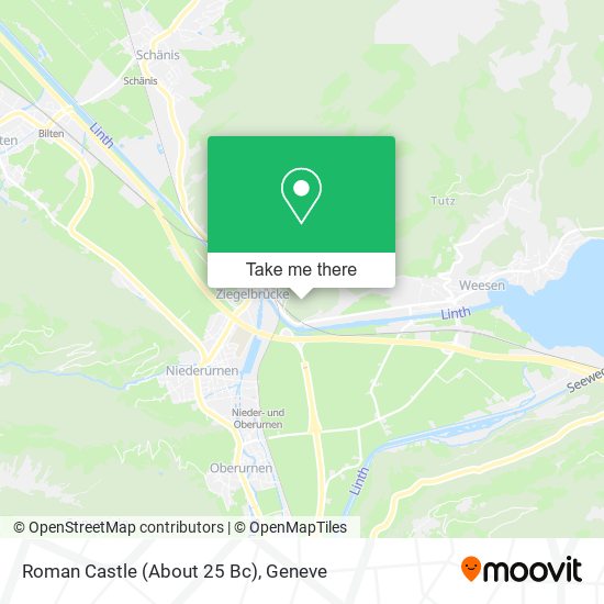 Roman Castle (About 25 Bc) map