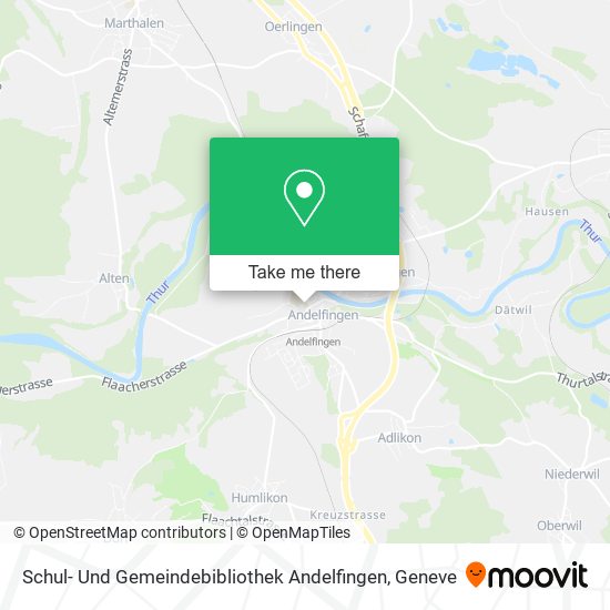 Schul- Und Gemeindebibliothek Andelfingen map