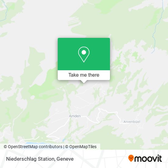 Niederschlag Station map