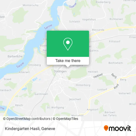 Kindergarten Hasli map