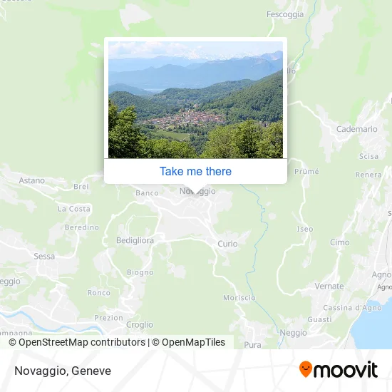 Novaggio map