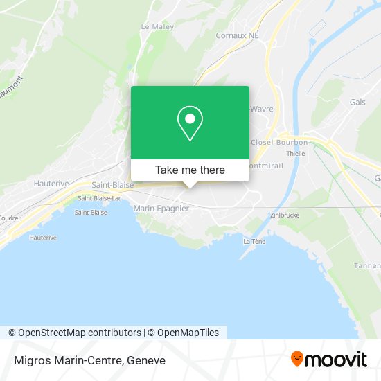 Migros Marin-Centre map