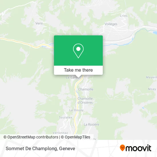 Sommet De Champlong map