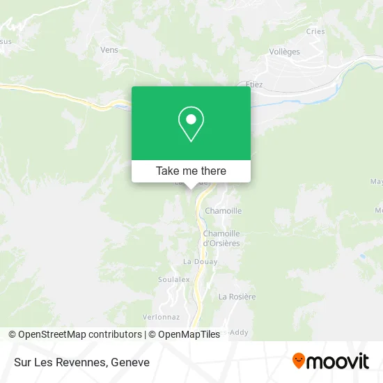 Sur Les Revennes map