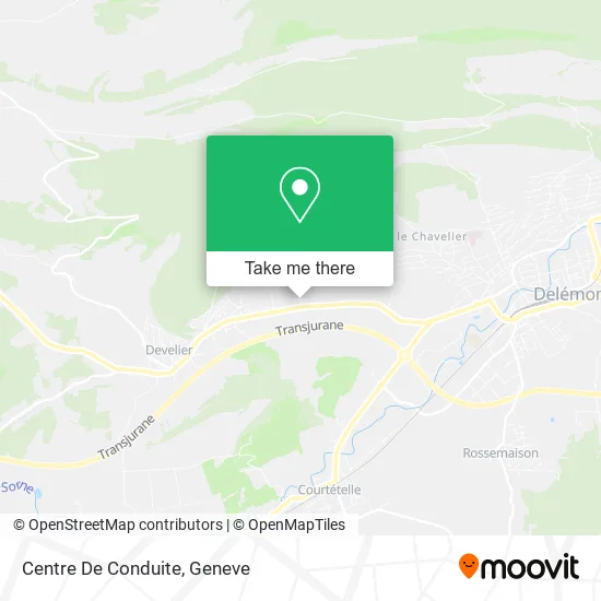 Centre De Conduite map