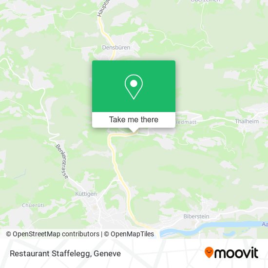 Restaurant Staffelegg map