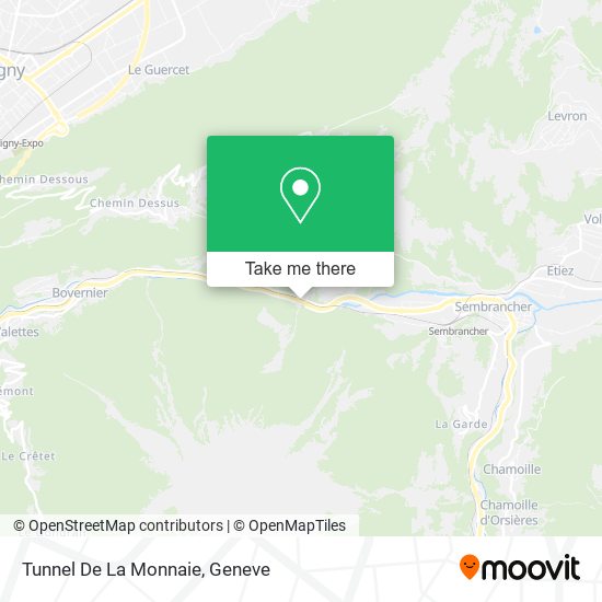 Tunnel De La Monnaie map