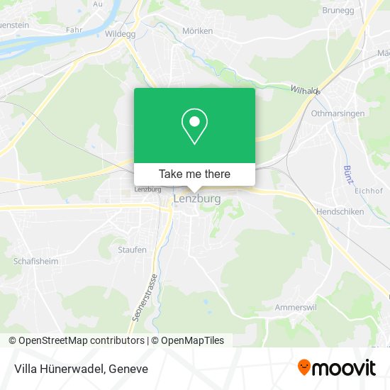Villa Hünerwadel map