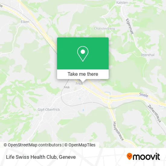Life Swiss Health Club map