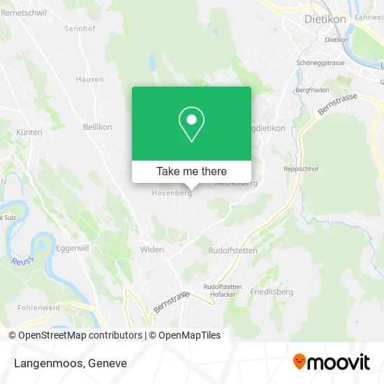 Langenmoos map