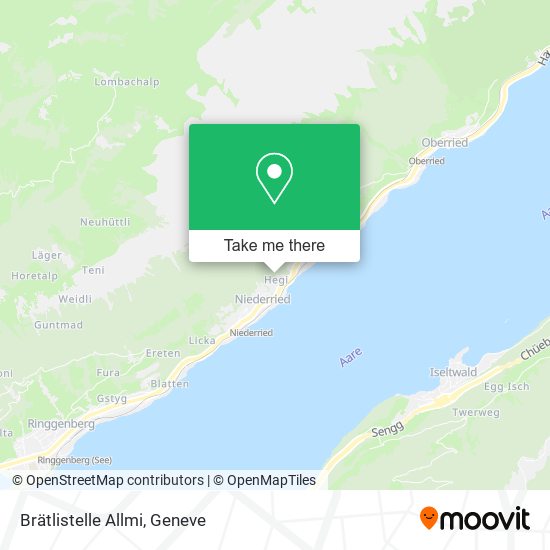 Brätlistelle Allmi map