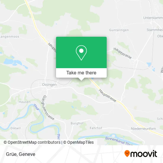 Grüe map