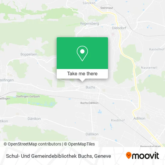 Schul- Und Gemeindebibliothek Buchs map