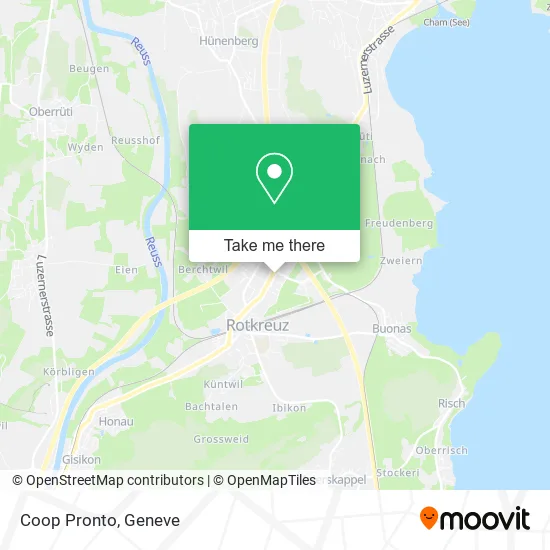Coop Pronto map