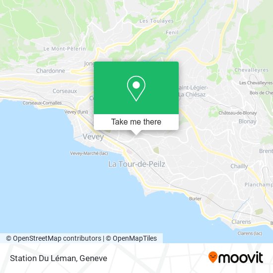 Station Du Léman map