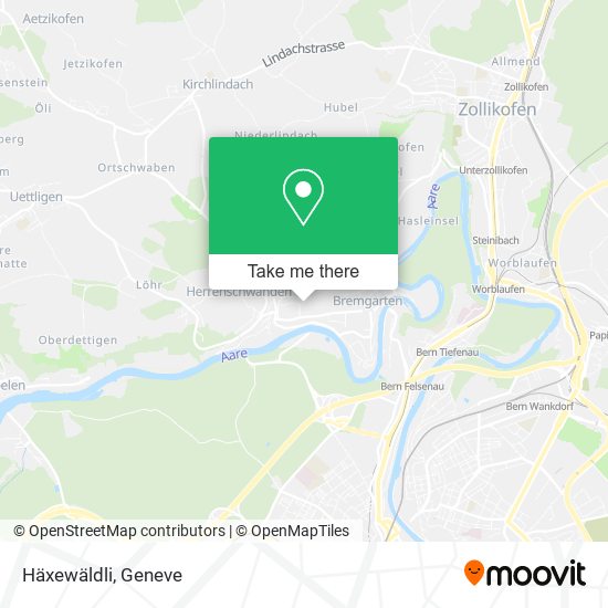 Häxewäldli map