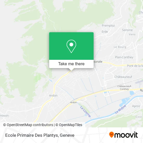 Ecole Primaire Des Plantys map