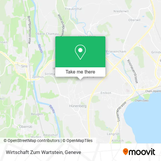 Wirtschaft Zum Wartstein map