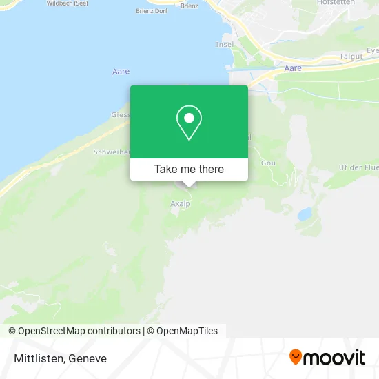 Mittlisten map