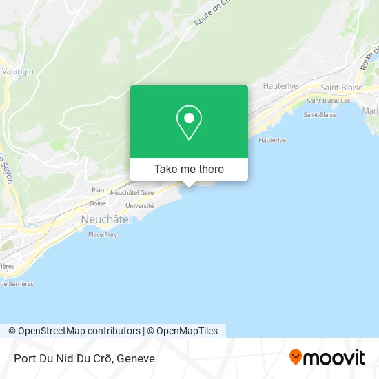 Port Du Nid Du Crõ map