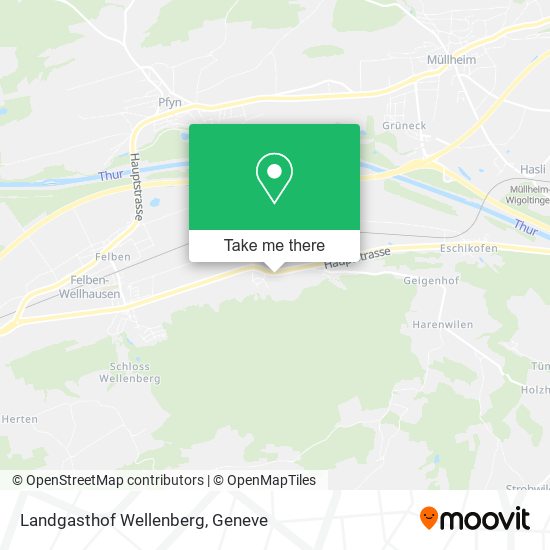 Landgasthof Wellenberg map